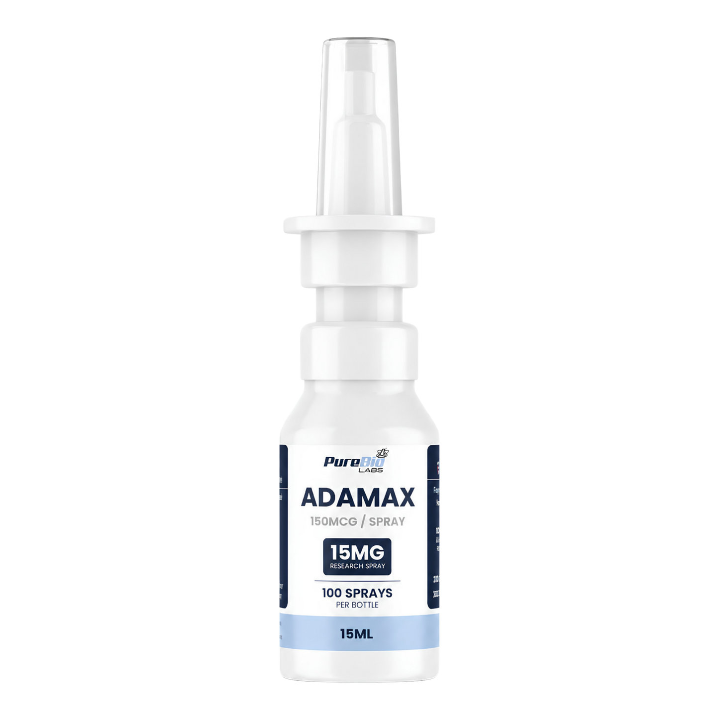 ADALANK Liquid Spray bottle containing neuroprotective synthetic peptide solution for cognitive and stress research