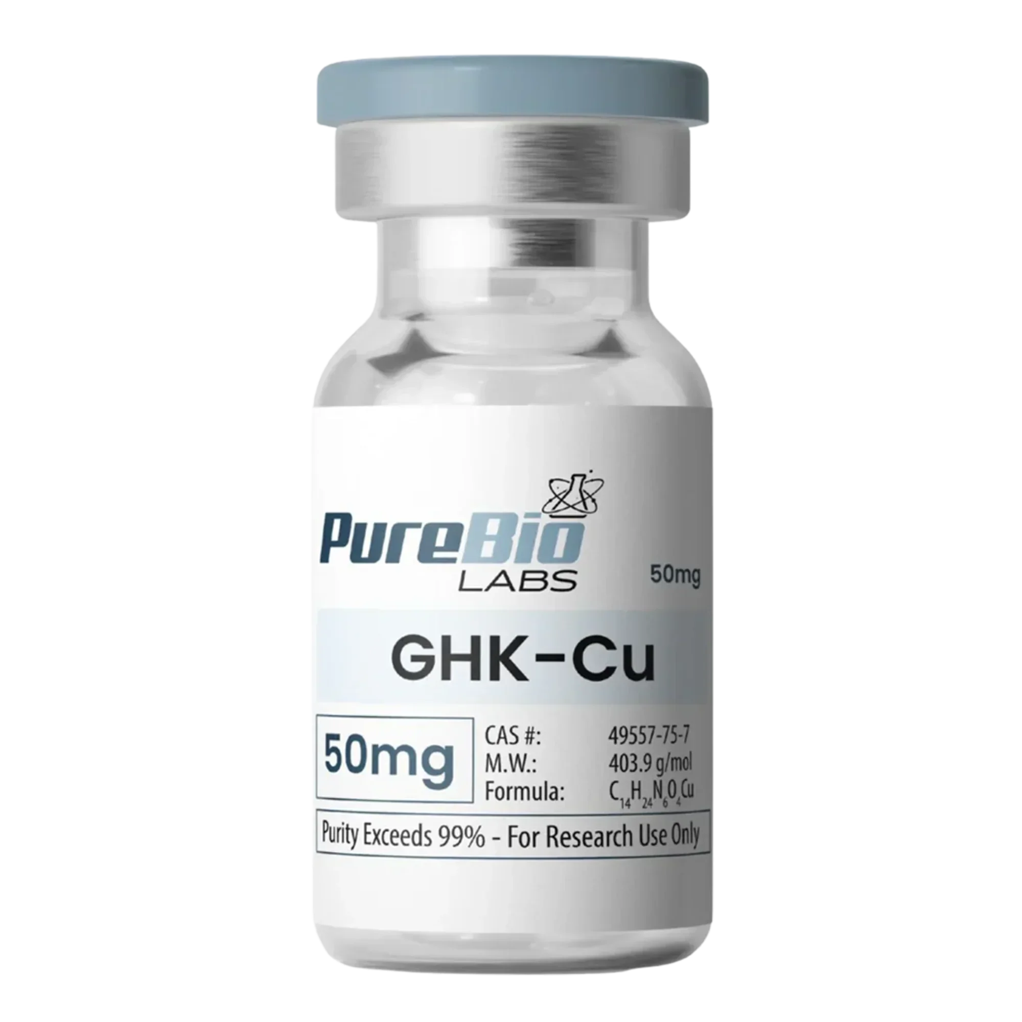 GHK-CU 50mg Vial | Copper Peptide | Pure Bio Labs GHK-CU 50mg Vial | Copper Peptide | Pure Bio Labs