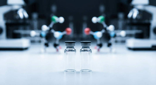 Comparison of Ipamorelin and Sermorelin peptide structures for growth hormone secretagogue research
