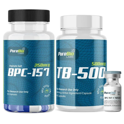 BPC-157 & TB-500 Peptide Set | Wolverine Stack | Pure Bio Labs BPC-157 & TB-500 Peptide Set | Wolverine Stack | Pure Bio Labs