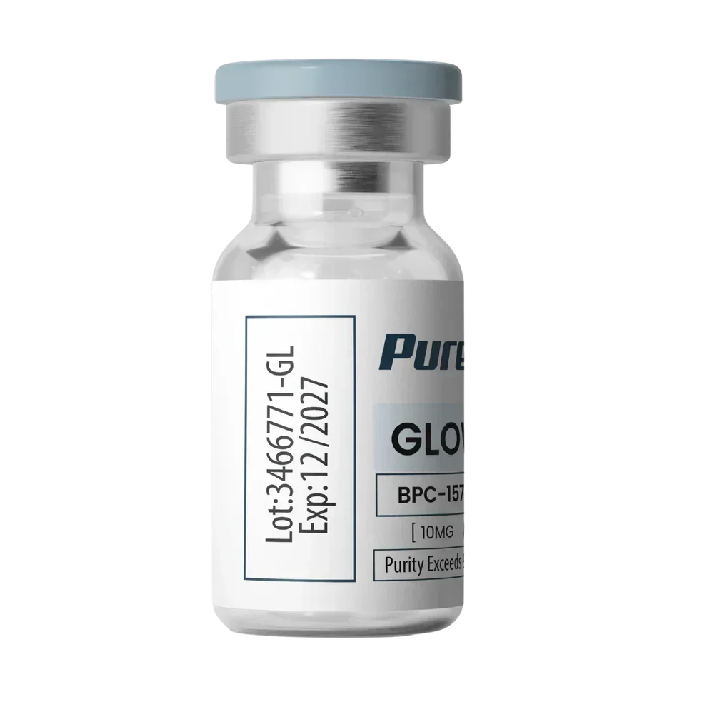 GLOW Blend Vial 70mg | GHK-Cu BPC-157 TB-500 | Pure Bio Labs GLOW Blend Vial 70mg | GHK-Cu BPC-157 TB-500 | Pure Bio Labs
