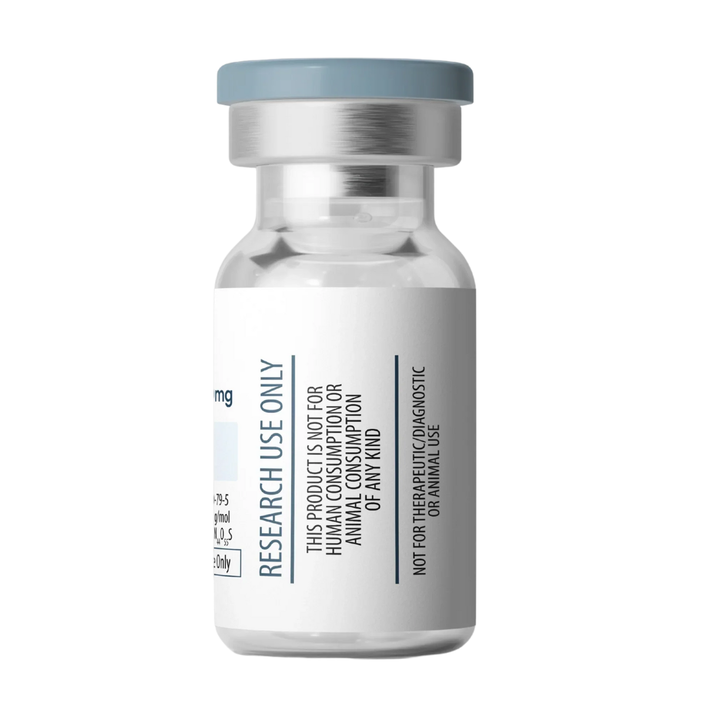 GLP-2 vial 10mg high-purity peptide lyophilized powder in sterile sealed container