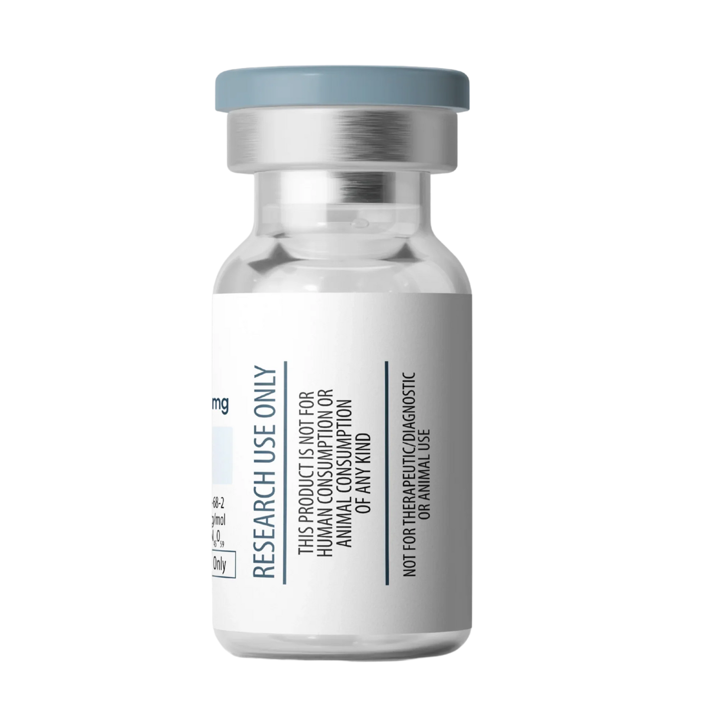 GLP-1 vial 10mg high-purity peptide for research in sterile sealed container