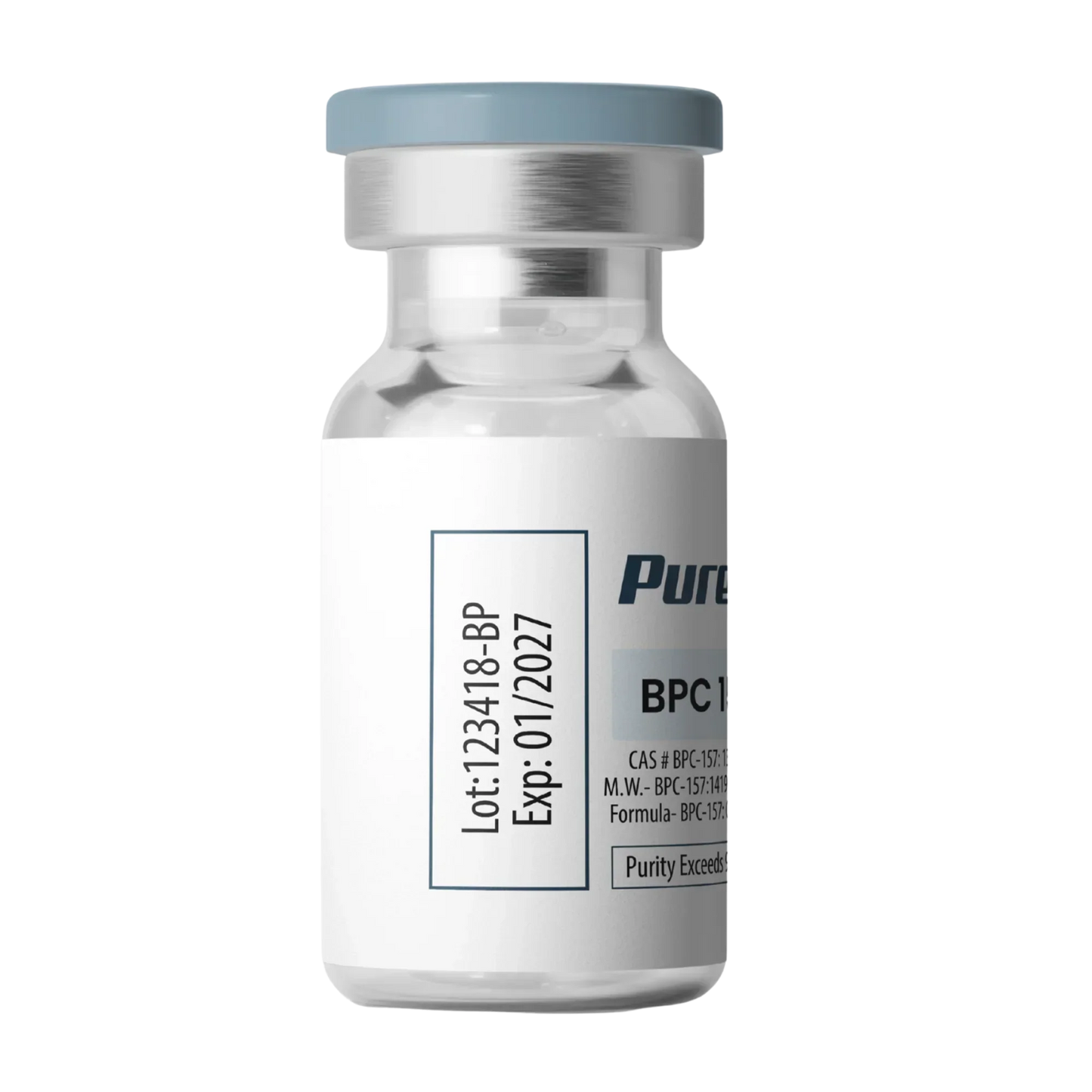 BPC/TB VIAL sterile sealed vial of BPC-157 and TB500 peptide powder for research