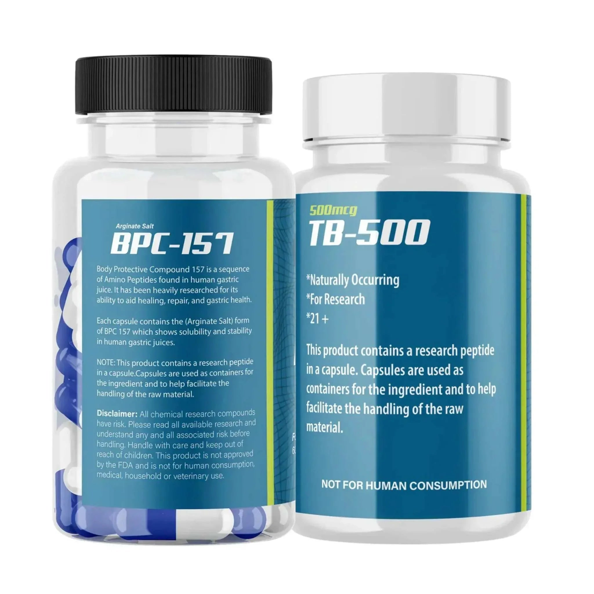 BPC-157 & TB-500 Capsule Set | Research Peptides for Tissue Regeneration
