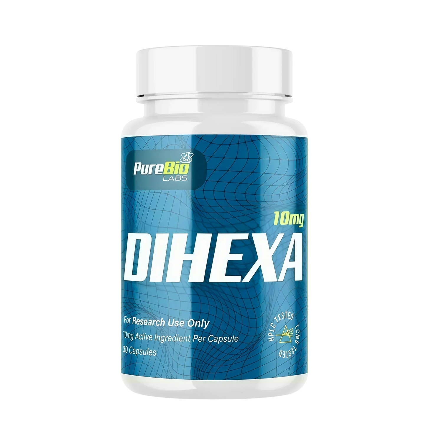DIHEXA capsules 10mg high-purity peptide for research use pure bio labs