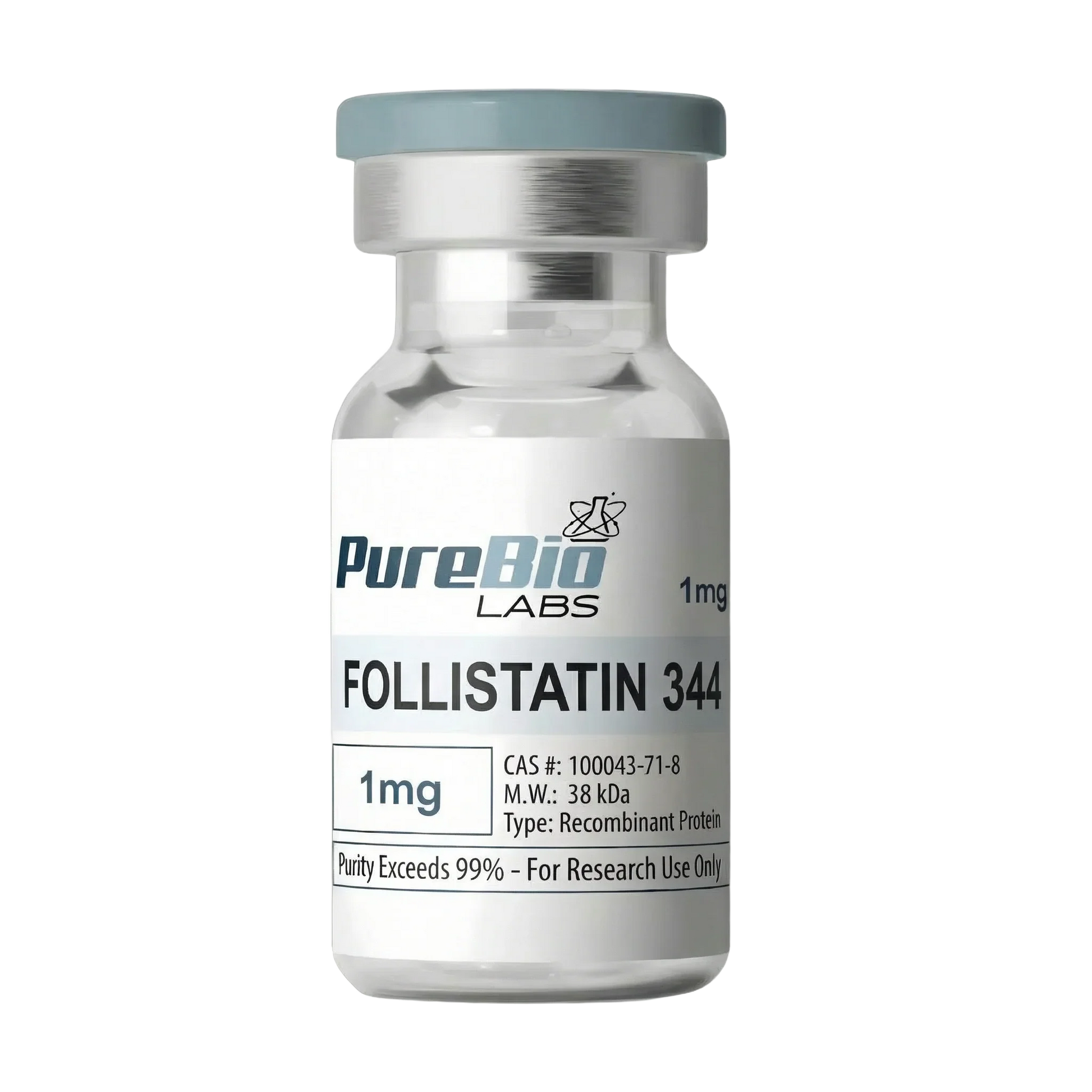 Follistatin 344 vial 1mg lyophilized peptide high purity for research