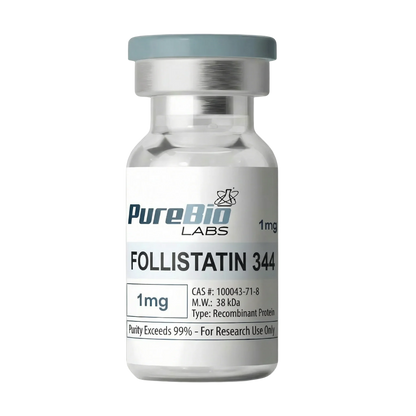 Follistatin 344 vial 1mg lyophilized peptide high purity for research