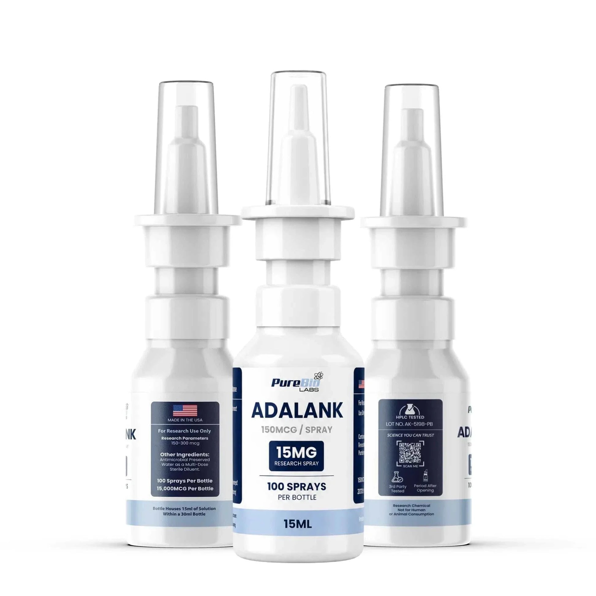 ADALANK & ADAMAX Bundle synthetic peptide sprays for neuroprotection research