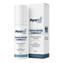 Copper Peptide Format D topical solution with AHK-Cu 0.10% and Vitamin E by Pure Bio Labs