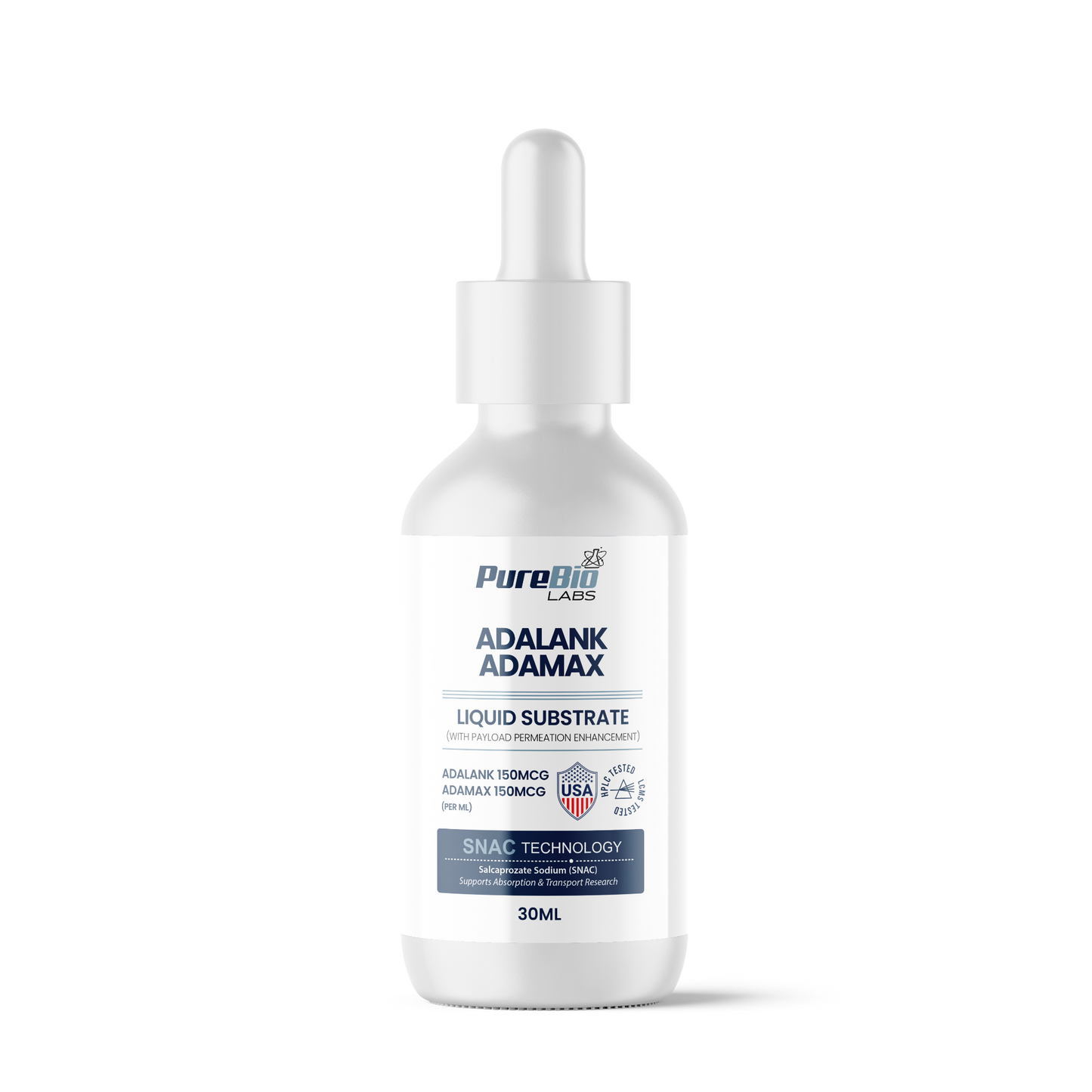 Adalank / Adamax Liquid Substrate 30ml dropper bottle - Pure Bio Labs, SNAC technology, research use only