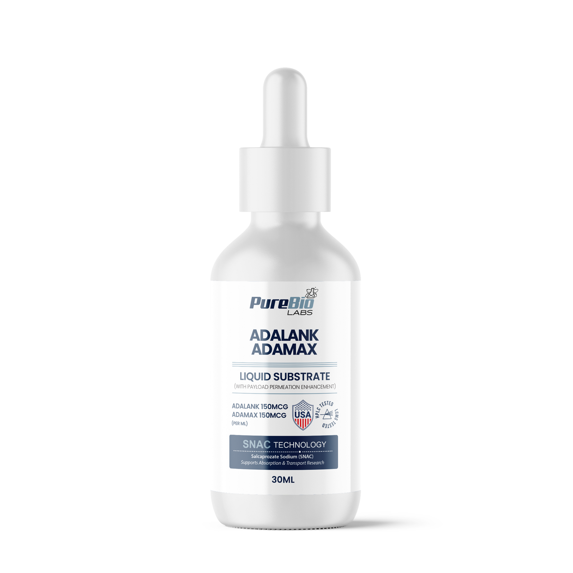 Adalank / Adamax Liquid Substrate 30ml dropper bottle - Pure Bio Labs, SNAC technology, research use only