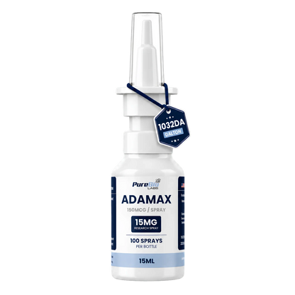 ADALANK Liquid Spray bottle containing neuroprotective synthetic peptide solution for cognitive and stress research