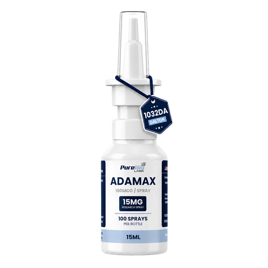 ADALANK Liquid Spray bottle containing neuroprotective synthetic peptide solution for cognitive and stress research