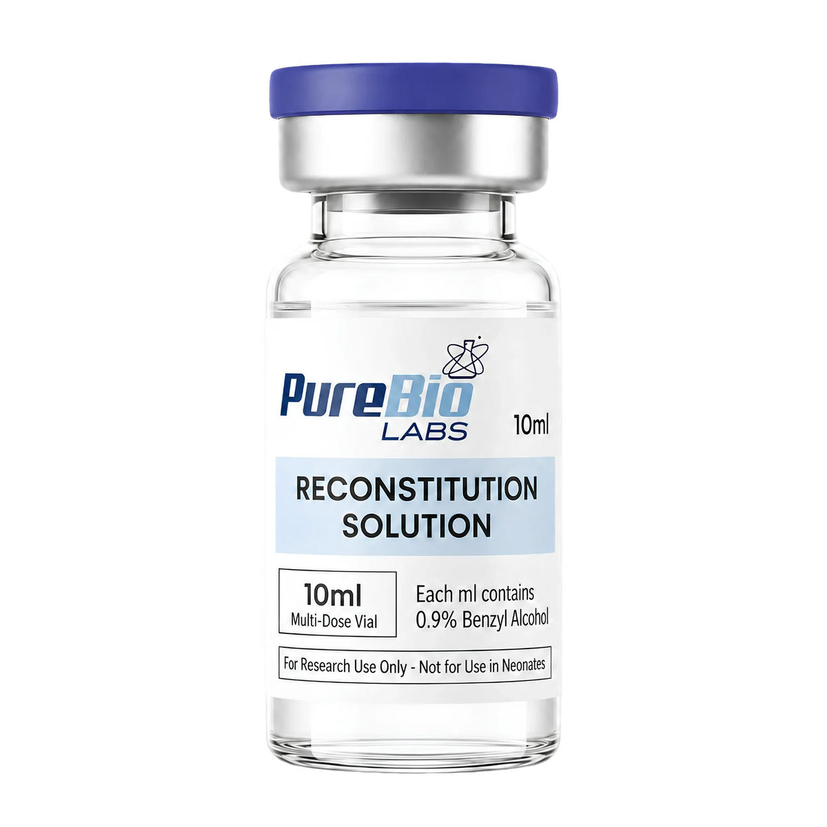 BAC Water (10ml), Sterile Reconstitution Solution For Mixing Peptides