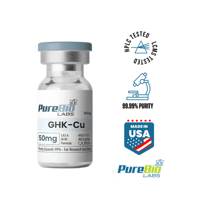 GHK-CU 50mg Vial | Copper Peptide | Pure Bio Labs GHK-CU 50mg Vial | Copper Peptide | Pure Bio Labs