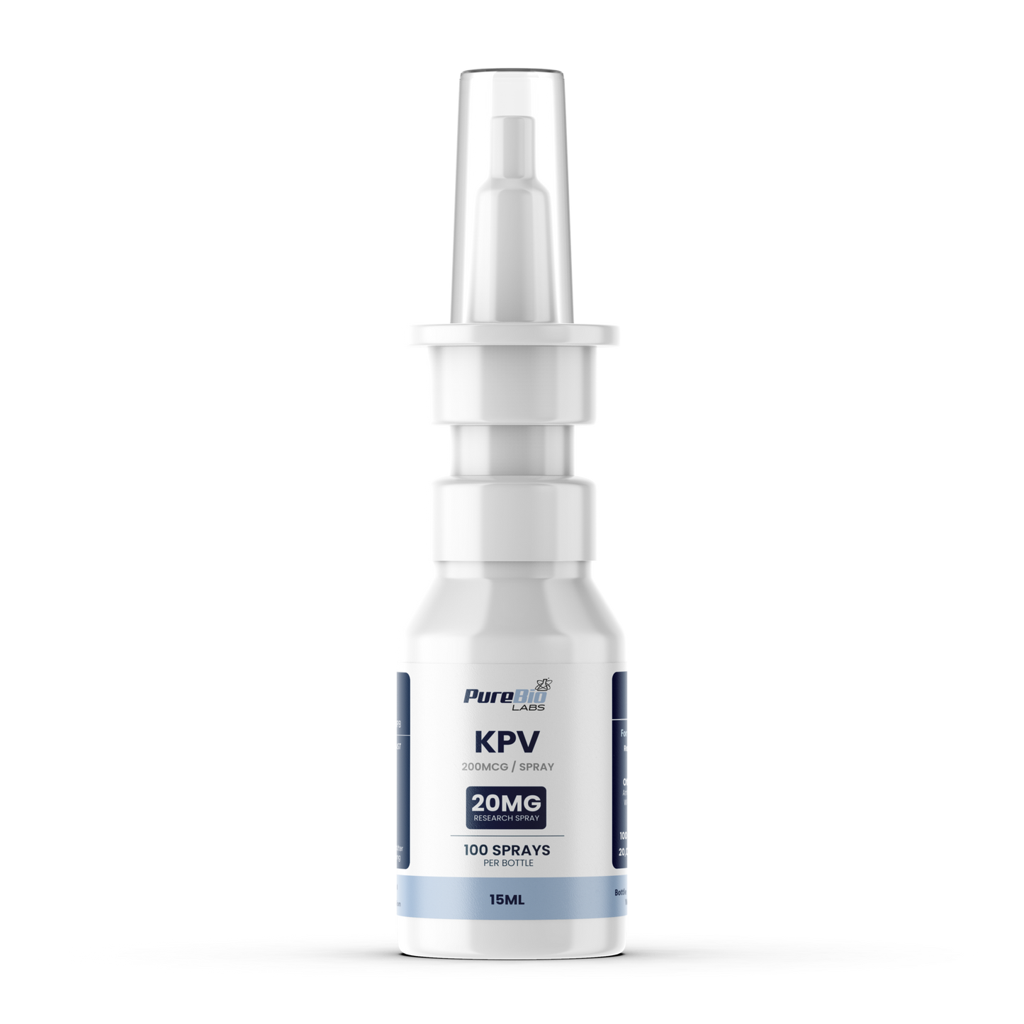 KPV Liquid Spray 15ml bottle with synthetic peptide for neuroprotection and cognitive function research