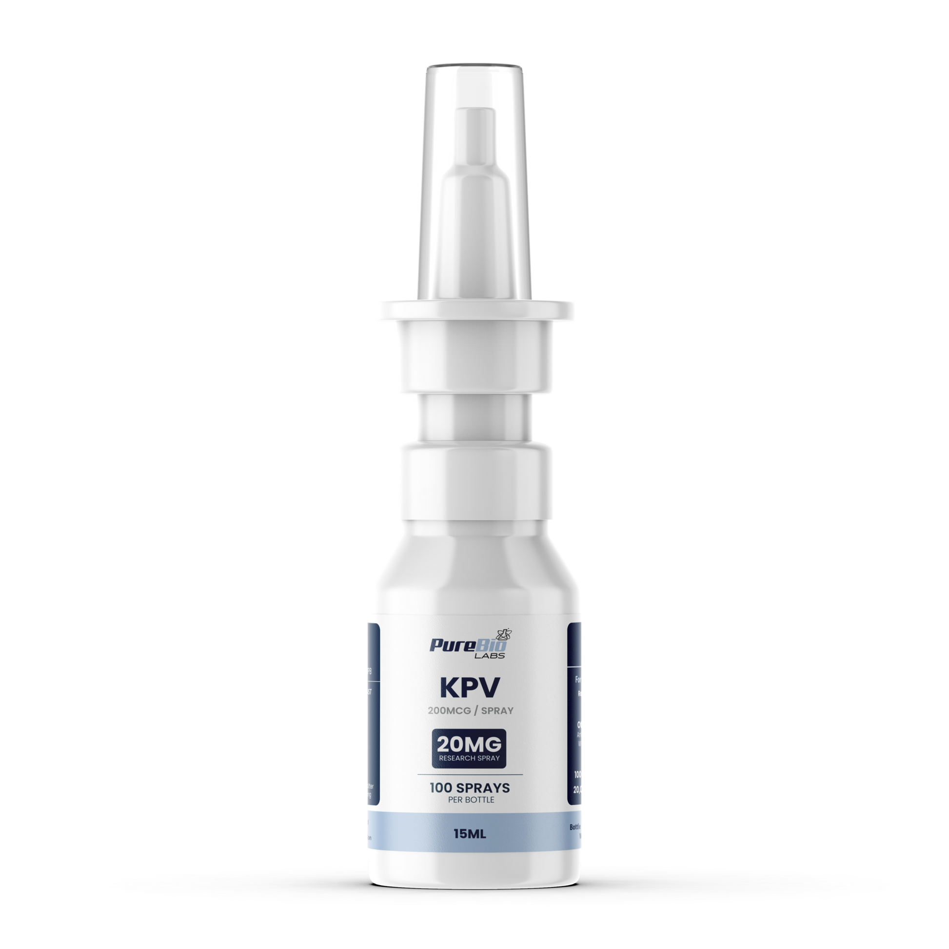 KPV Liquid Spray 15ml bottle with synthetic peptide for neuroprotection and cognitive function research