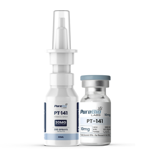 PT-141 spray and 10mg vial research kit for melanocortin receptor studies