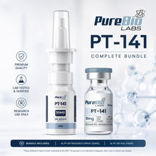 PT-141 spray and 10mg vial research kit for melanocortin receptor studies