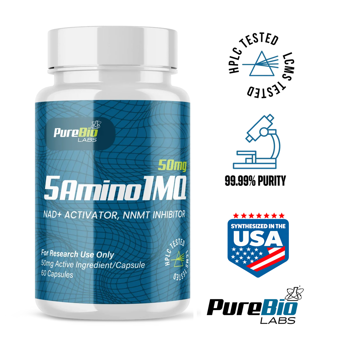 5-Amino-1MQ Capsules | 50mg / 60 Count