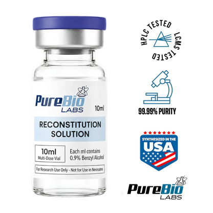 Bacteriostatic water 30ml vial for dilution and reconstitution of research peptides