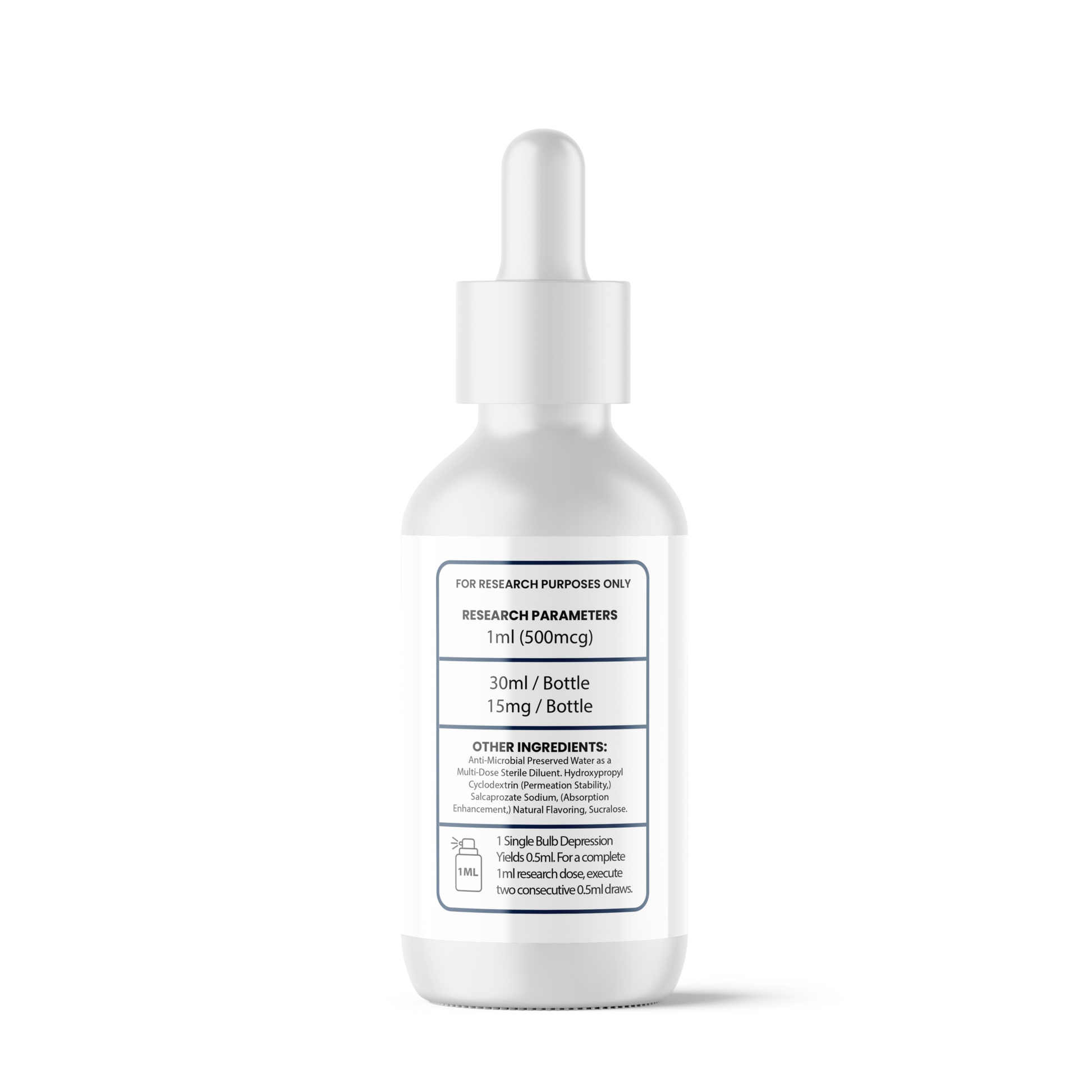 Selank / Semax Liquid Substrate bottle right view