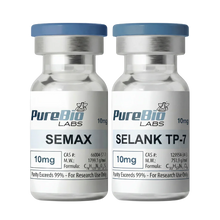 SEMAX & SELANK BUNDLE research-grade synthetic peptides vial for cognitive and neuroprotection studies