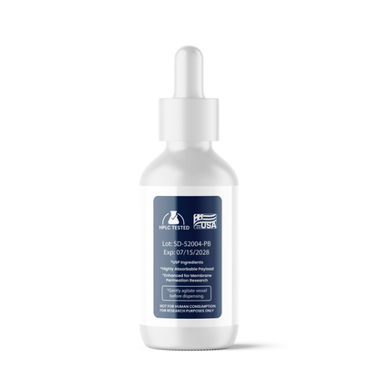 Selank / Semax / Dihexa (SSD) Liquid Substrate bottle left view