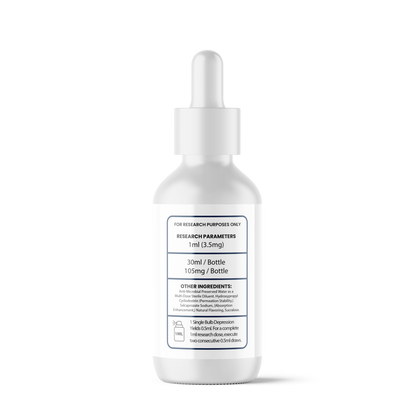 Selank / Semax / Dihexa (SSD) Liquid Substrate bottle right view