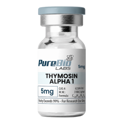 Thymosin Alpha 1 vial 5mg high purity peptide for research