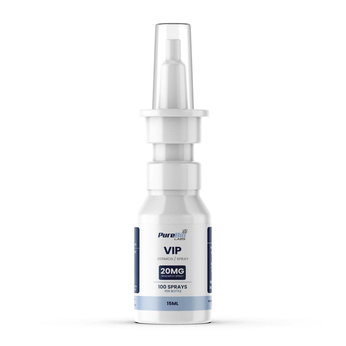 15 ml VIP Liquid Spray bottle with synthetic peptide for neuroprotection and cognitive support