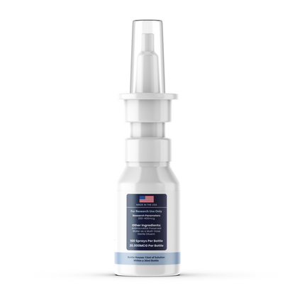 VIP Liquid Spray bottle containing synthetic peptide solution for neuroprotection and cognitive studies